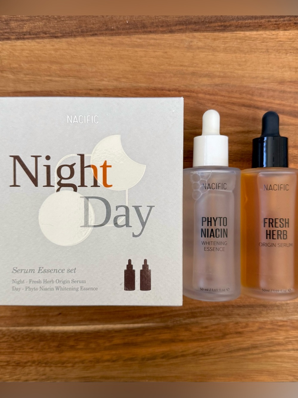nacific night & day serum essence set
